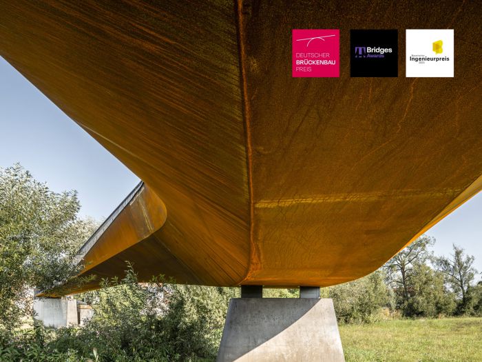 Regenbrücke Roding, Ingenieurbauwerk fotografiert von Aron Jungermann für Mayr Ludescher und DKFS Architects London
